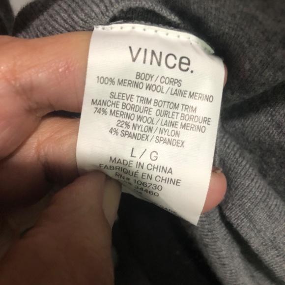 Merino Wool Grey Sweater - Picture 5 of 5